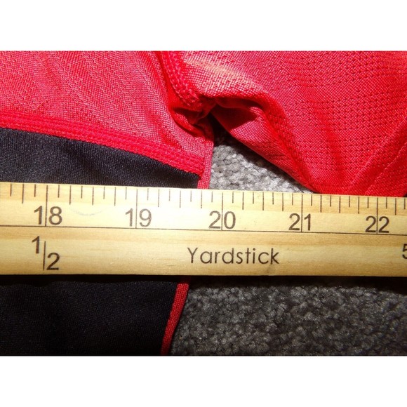 Zyia Active Shirt Men's L Red And Black Short Sleeve Shirt - Picture 5 of 6